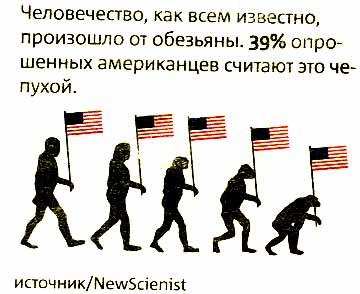 Американцы (США) превращяются в обезьян.